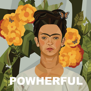 Frida Powherful - White Text