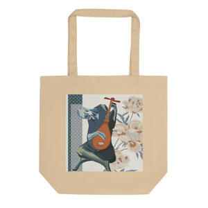 The Old Guitarist with Japanese art influences Eco Tote Bag