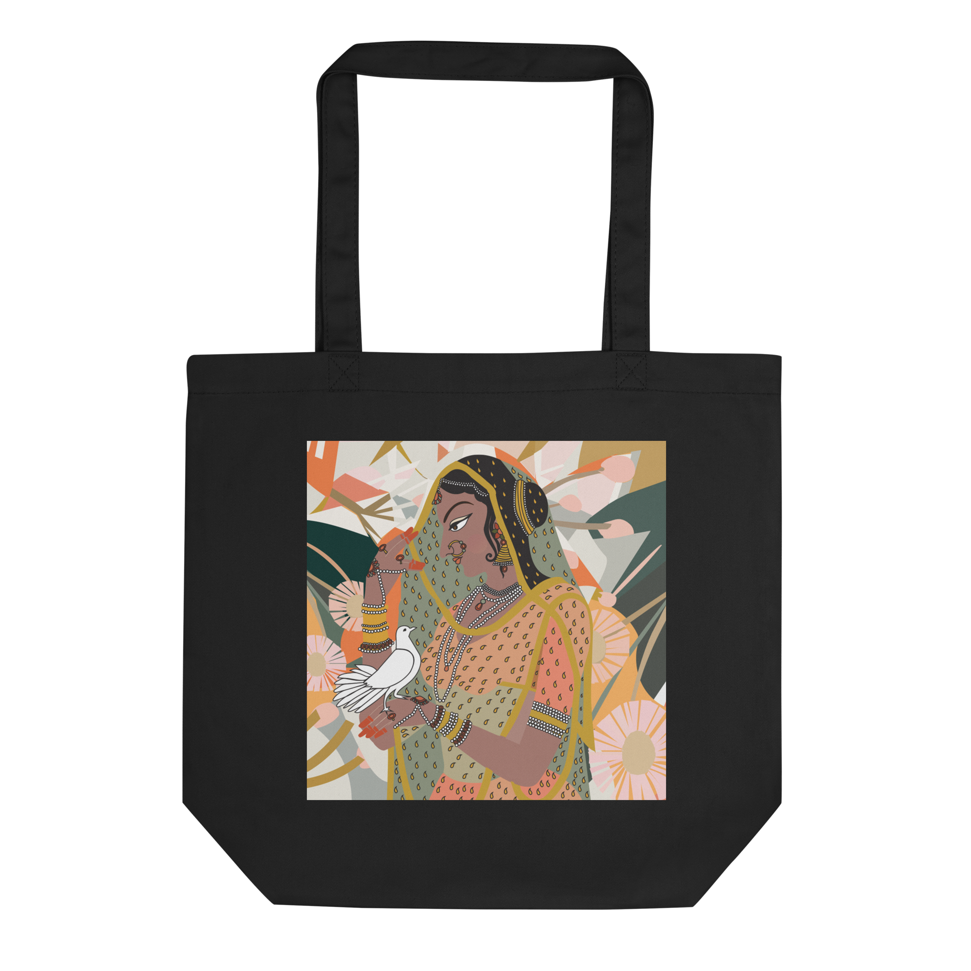 Floral Diwali - (Eco Tote Bag)