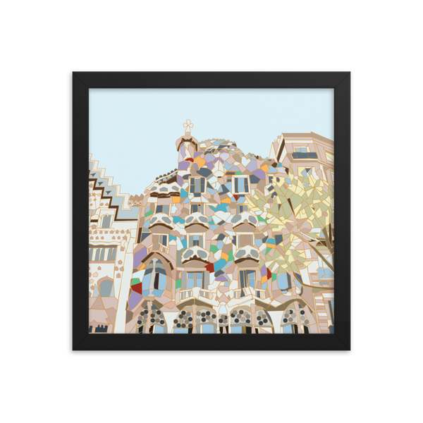 My Casa Batlló - (Framed)