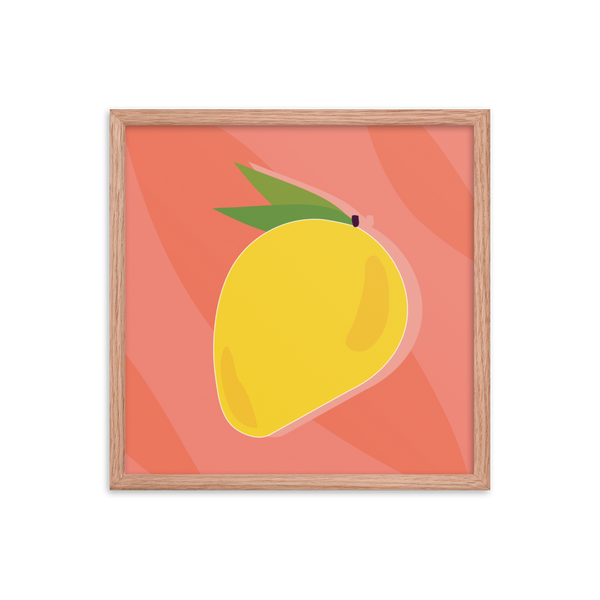 Pink Mango - (Framed)