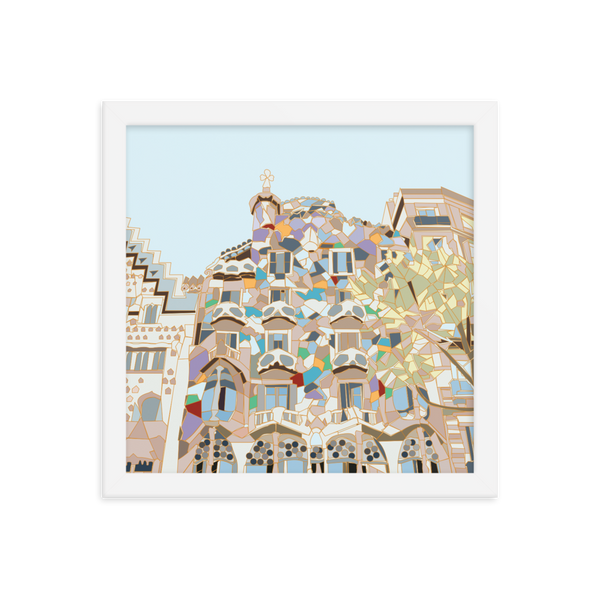 My Casa Batlló - (Framed)