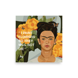 Frida Flower Quote