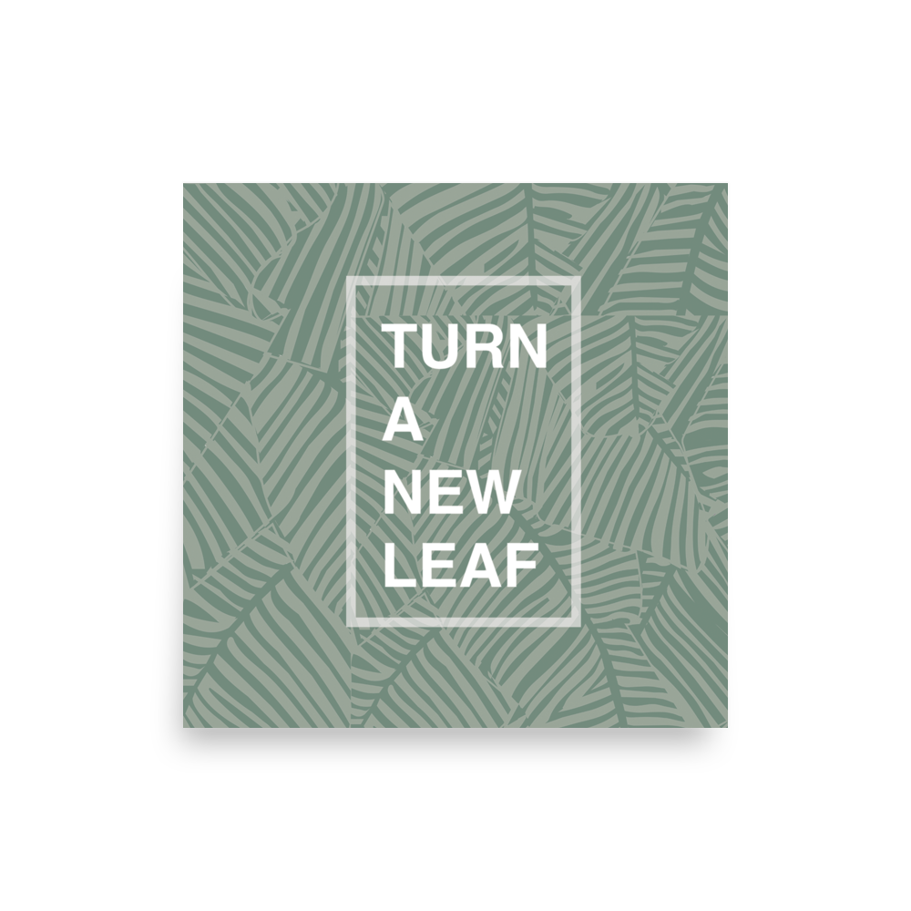 Leafy Pattern - Turn A New Leaf