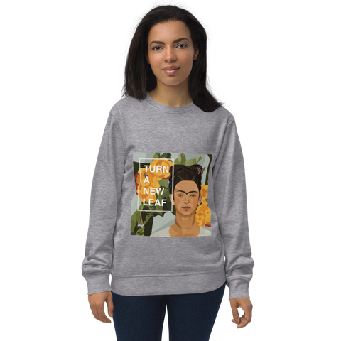 Frida - Turn A New Leaf - Unisex Organic Sweatshirt