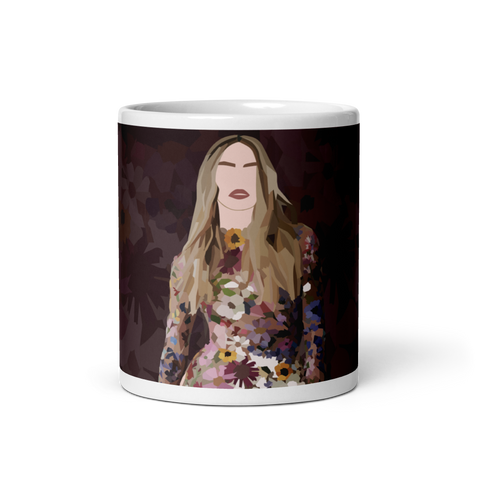 Florals for Spring Groundbreaking - (White glossy mug)